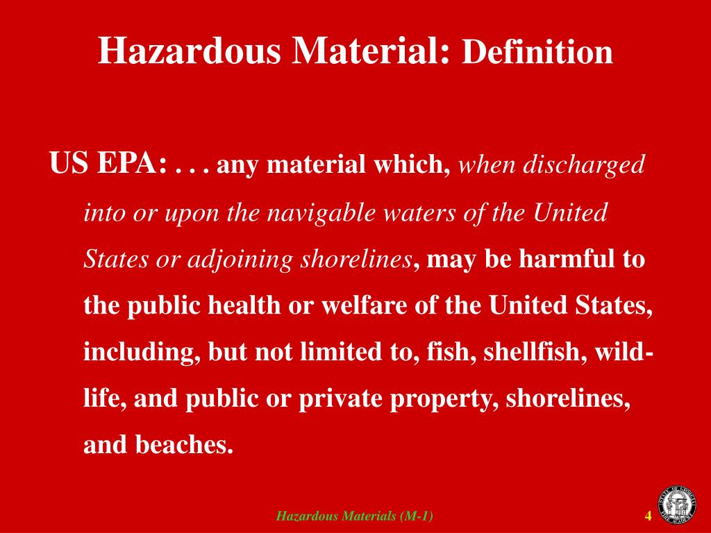 PPT HAZARDOUS MATERIALS PowerPoint Presentation, free download ID4497745