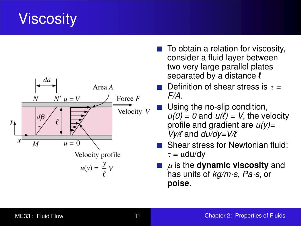 PPT Chapter 2 Properties of Fluids PowerPoint Presentation, free