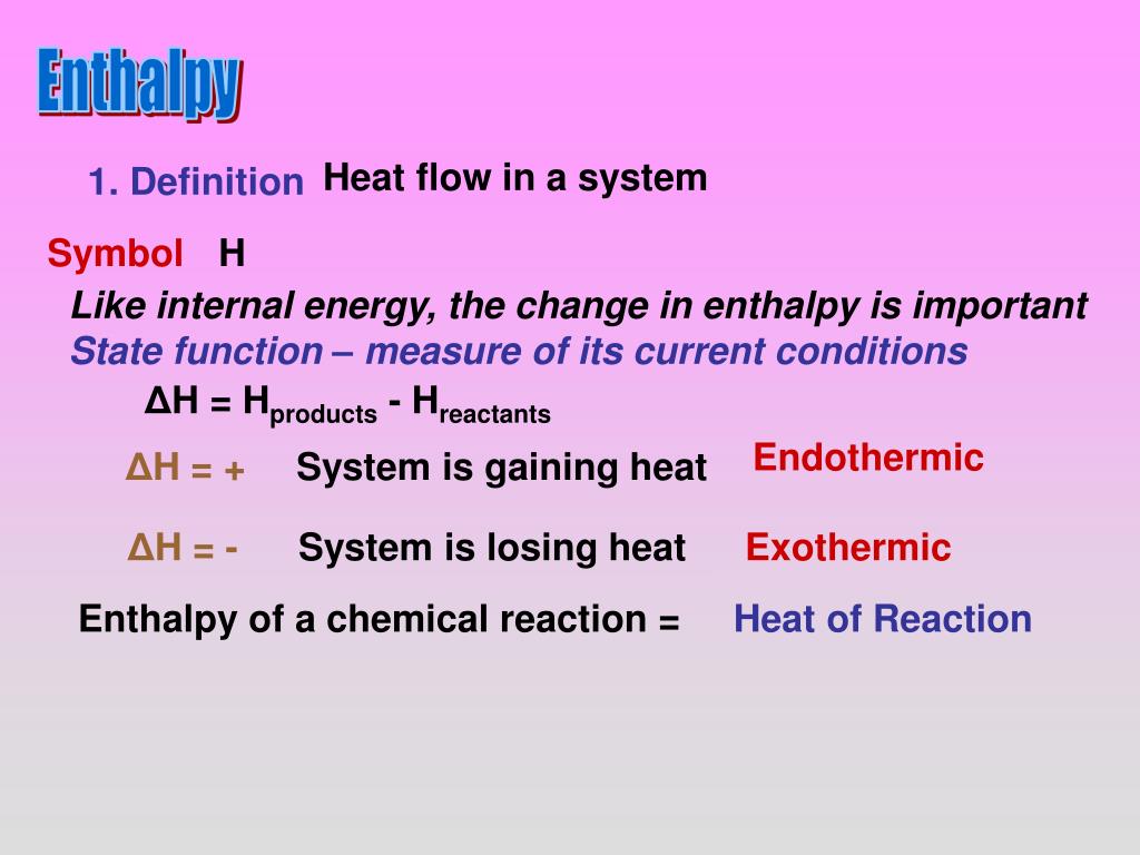 PPT Enthalpy PowerPoint Presentation, free download ID4499835