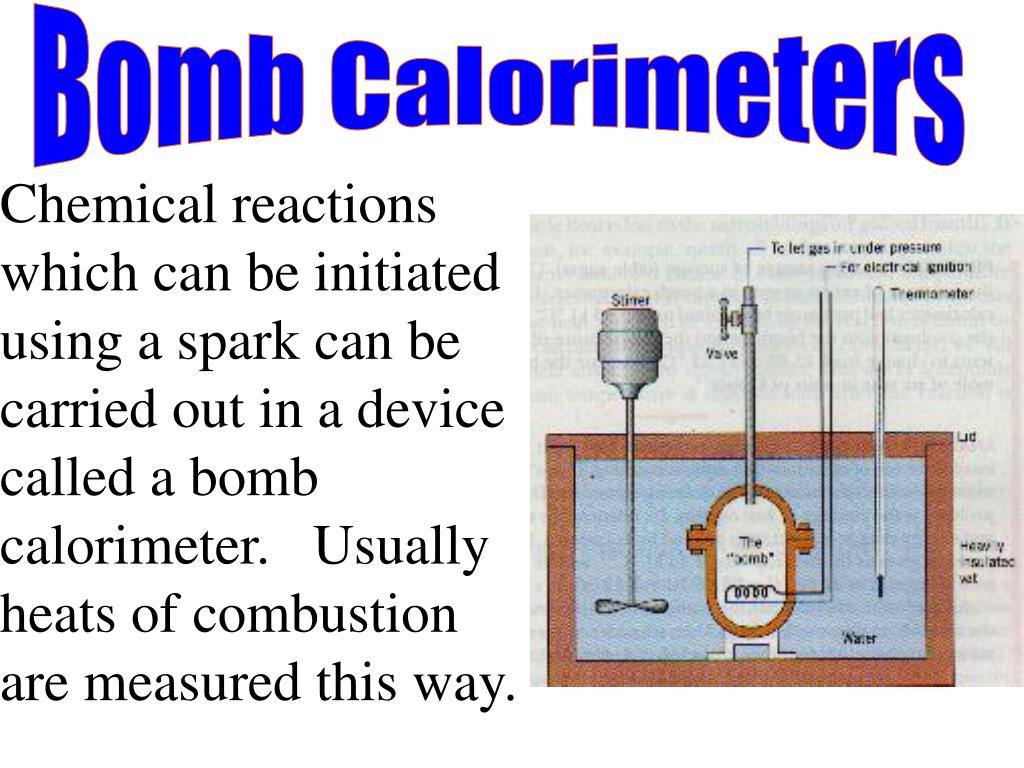 PPT Bomb Calorimeters PowerPoint Presentation, free download ID4499873