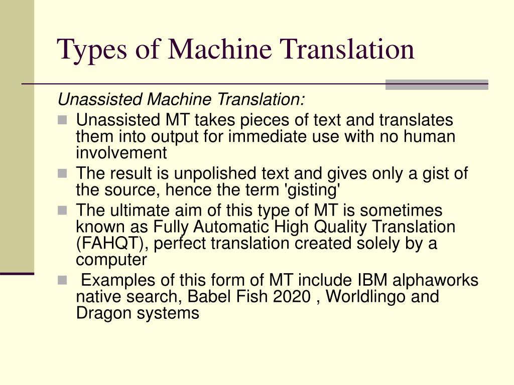 PPT Machine Translation PowerPoint Presentation, free download ID PPT Machine Translation PowerPoint Presentation, free download ID
