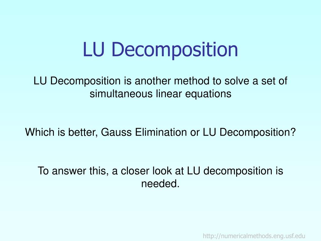 PPT LU PowerPoint Presentation, free download ID4501404