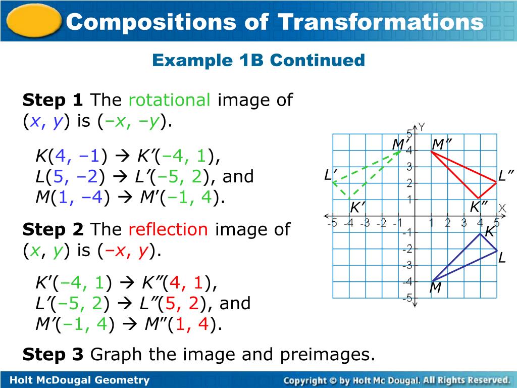 PPT Compositions of Transformations PowerPoint Presentation, free