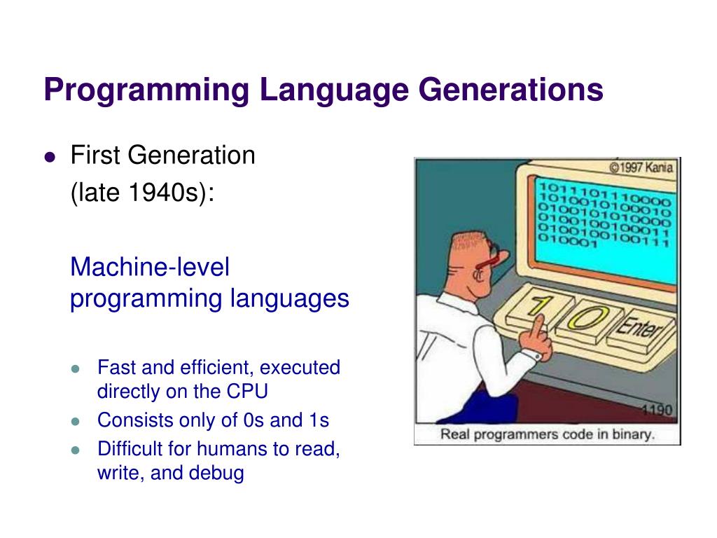 PPT CS 313 History of Programming Languages PowerPoint Presentation