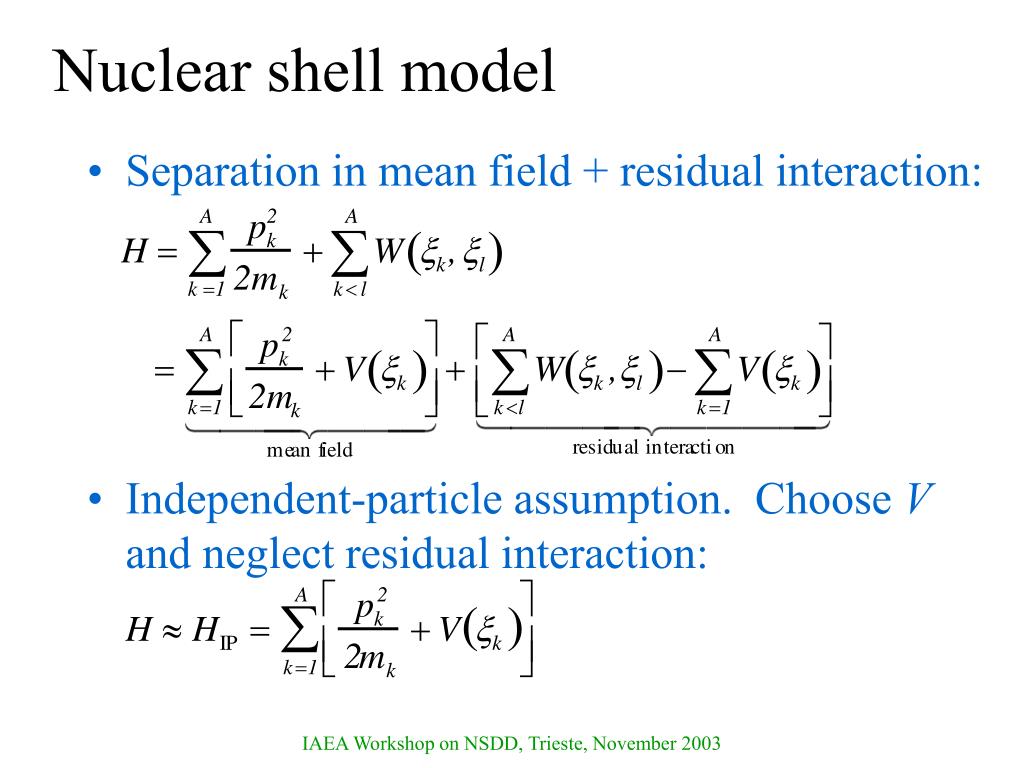 PPT The nuclear shell model PowerPoint Presentation, free download ID4504594