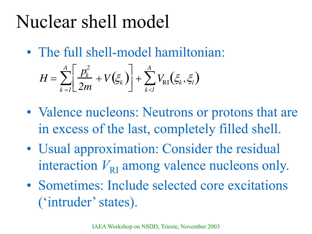PPT The nuclear shell model PowerPoint Presentation, free download ID4504594