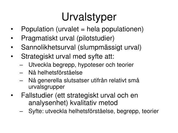 PPT Kvalitativ och kvantitativ undersökningsmetodik PowerPoint