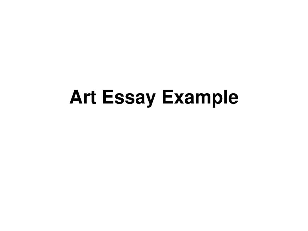 Art Essay Introduction Examples at Matthew Hornsby blog