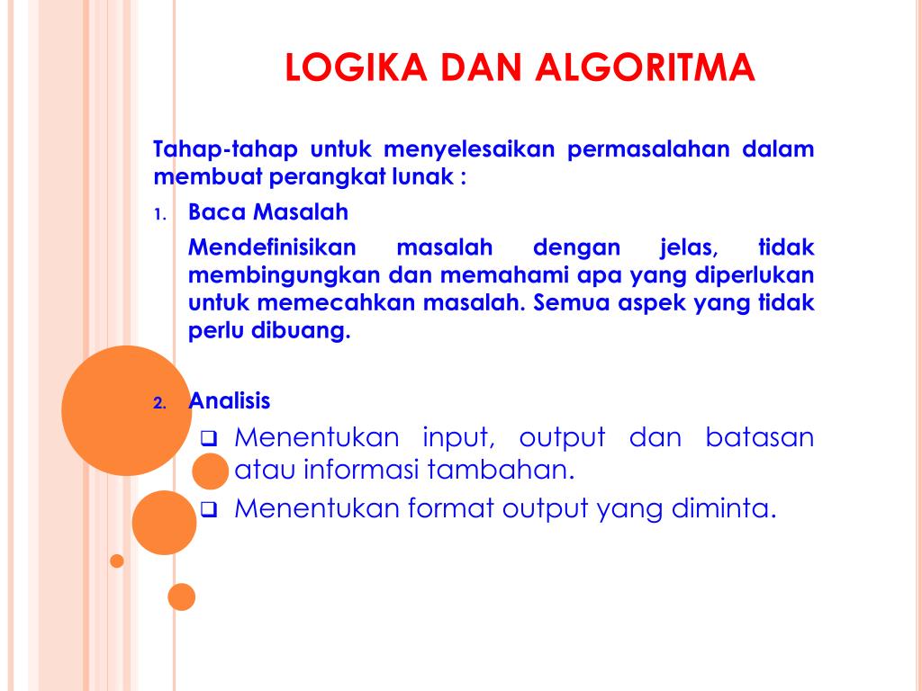 PPT LOGIKA DAN ALGORITMA PowerPoint Presentation, free download ID