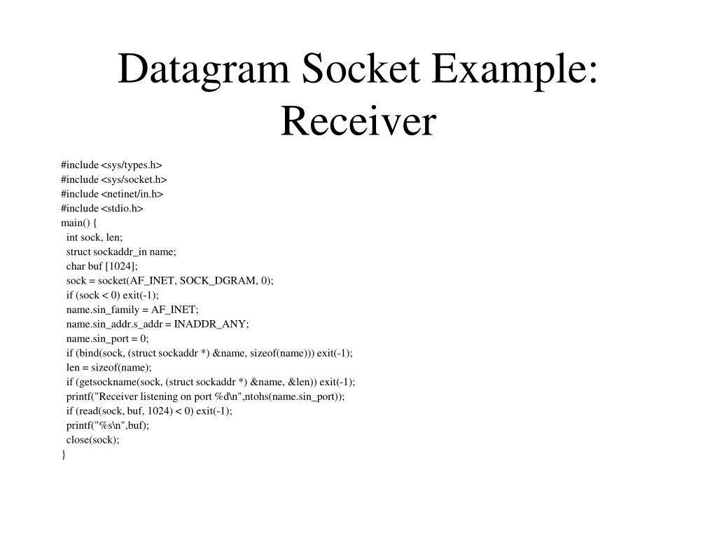 PPT Sockets PowerPoint Presentation, free download ID4509132