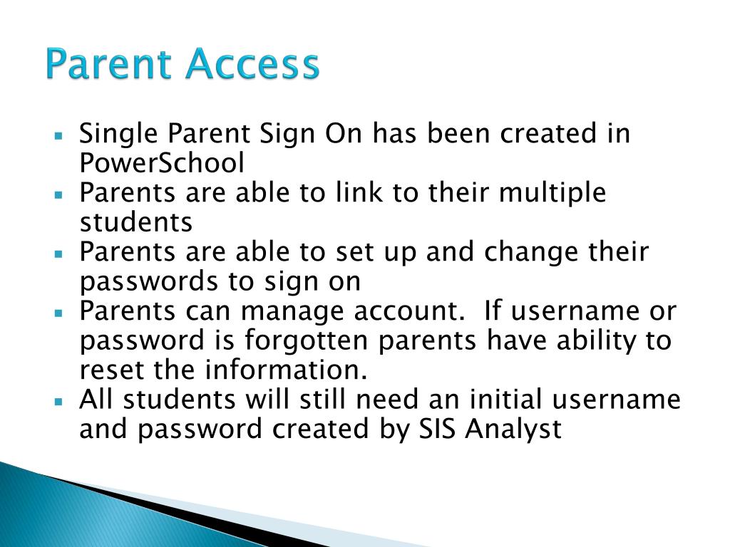 PPT Single Sign on PowerSchool PowerPoint Presentation, free download