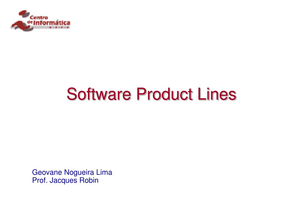 PPT Software Product Lines PowerPoint Presentation, free download