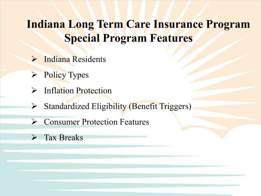 Indiana Long Term Care Insurance Program / Important Facts About The