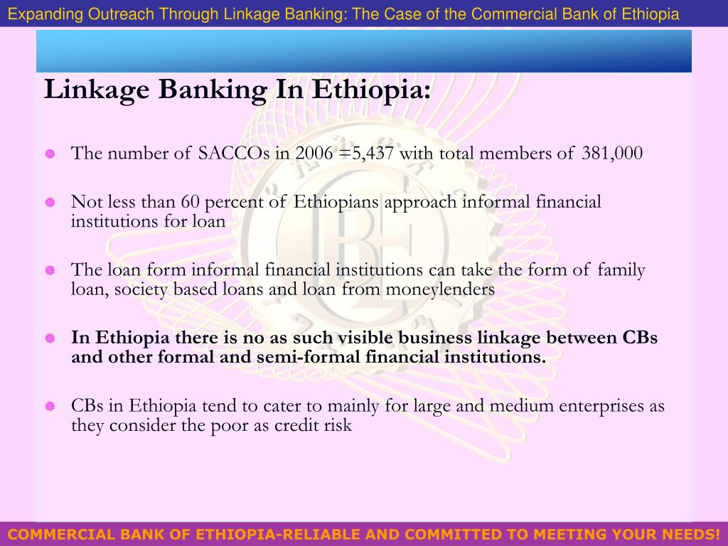 PPT Expanding Outreach Through Linkage Banking The Case of the