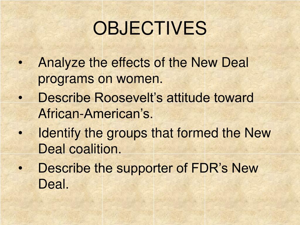 PPT The New Deal Affects Many Groups PowerPoint Presentation, free