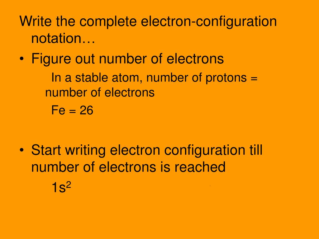 PPT Electron Configuration Notes PowerPoint Presentation, free