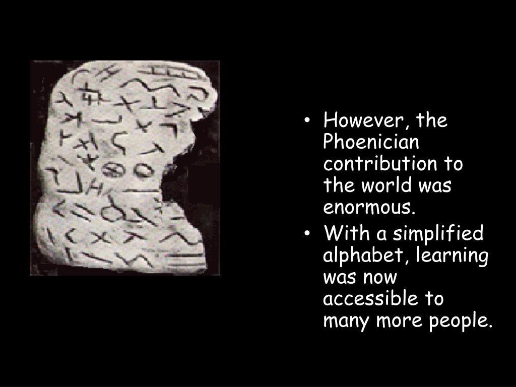 PPT Phoenicians Spread Trade and Civilization PowerPoint Presentation