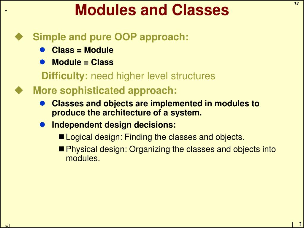 Modularity Class