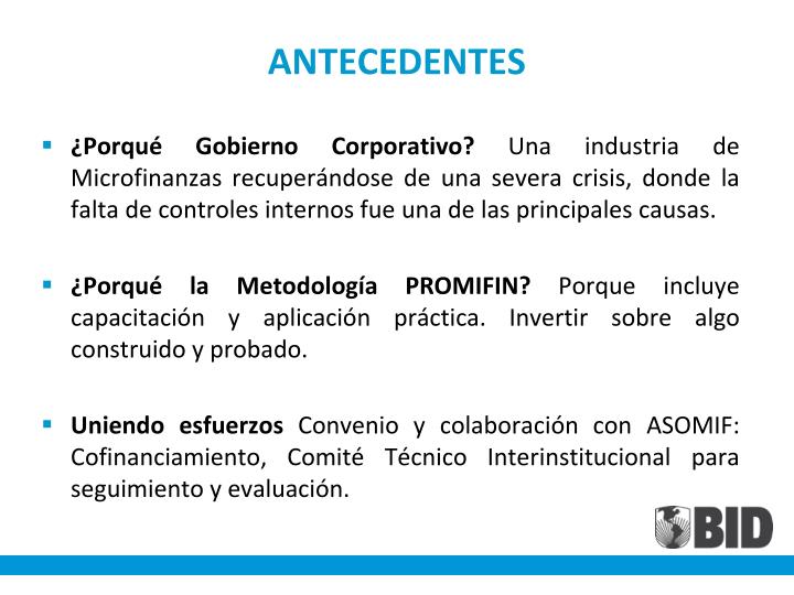 PPT Gobierno Corporativo en las Microfinanzas PowerPoint Presentation