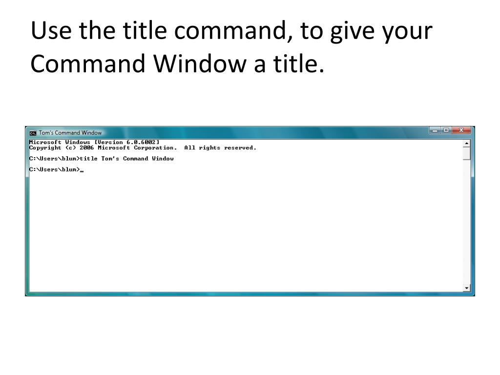 PPT Commandline Oracle PowerPoint Presentation, free download ID