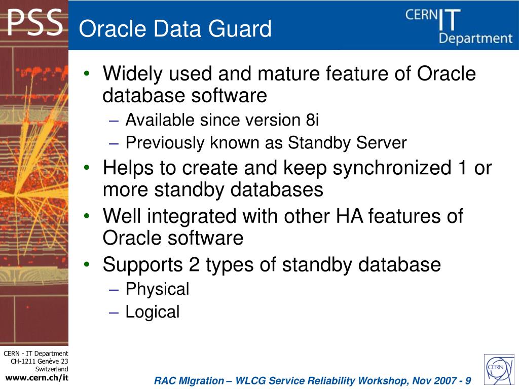 PPT Oracle Data Guard for RAC migrations PowerPoint Presentation