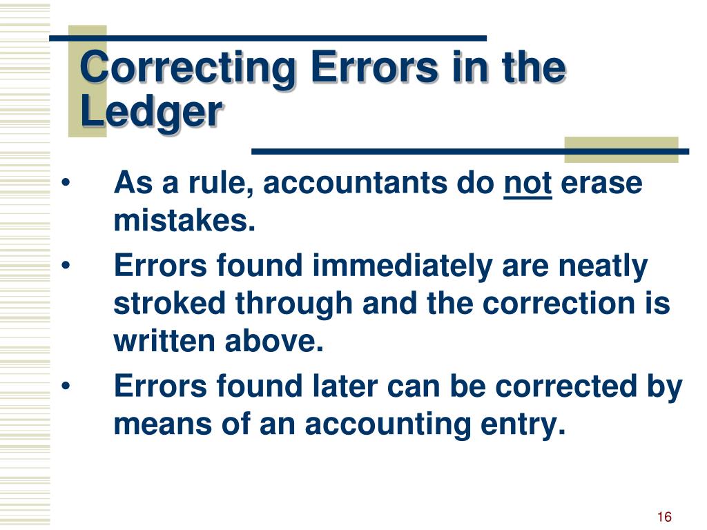 PPT Posting to the Ledger PowerPoint Presentation, free download ID