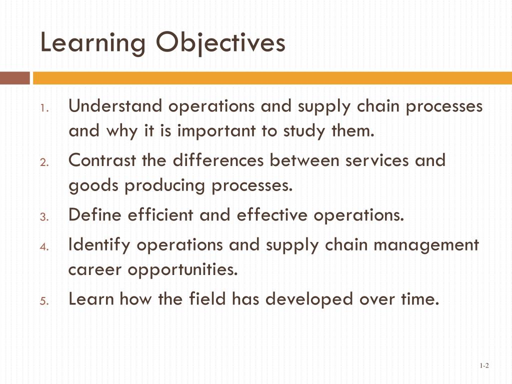PPT Operations and Supply Chain Management PowerPoint Presentation