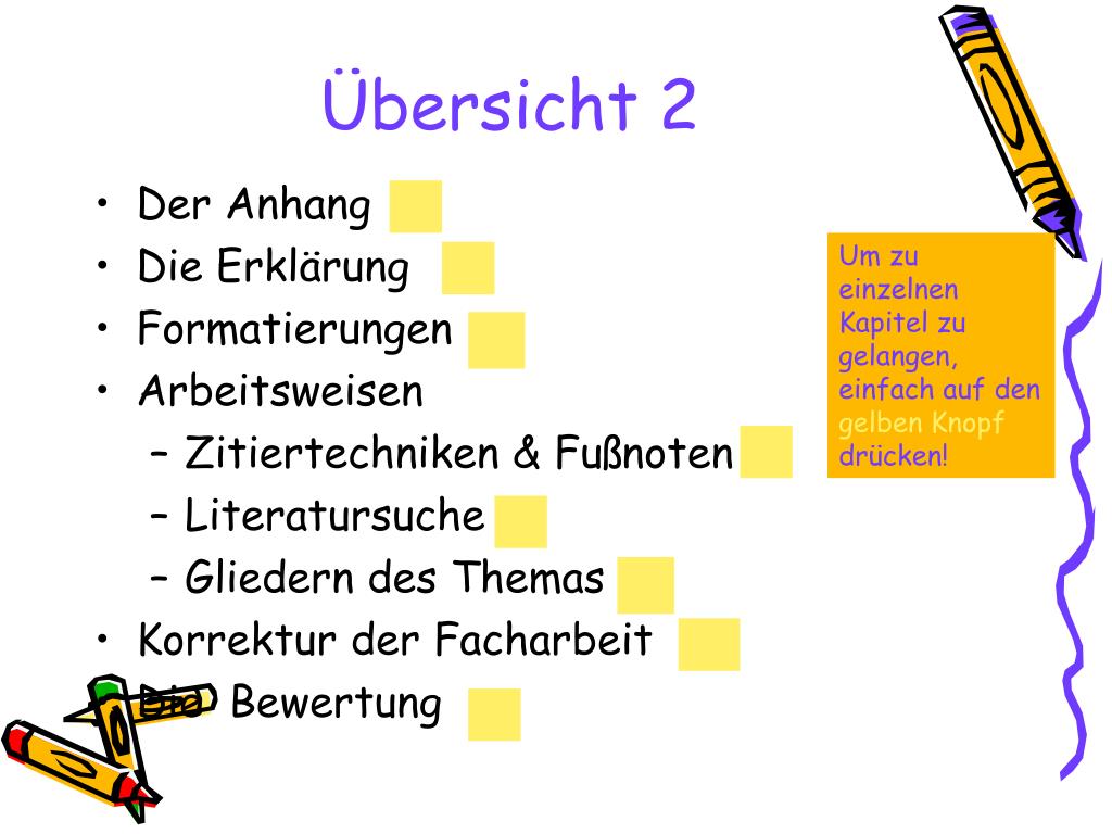 PPT Die Facharbeit PowerPoint Presentation, free