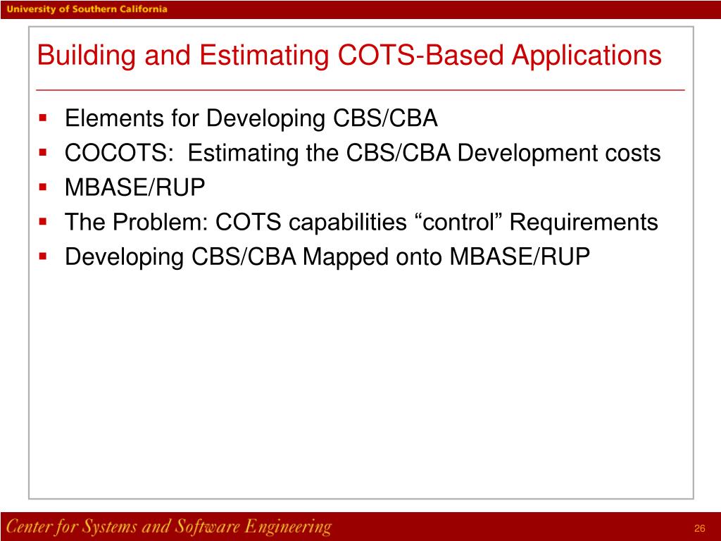 PPT COTSBased Systems PowerPoint Presentation, free download ID