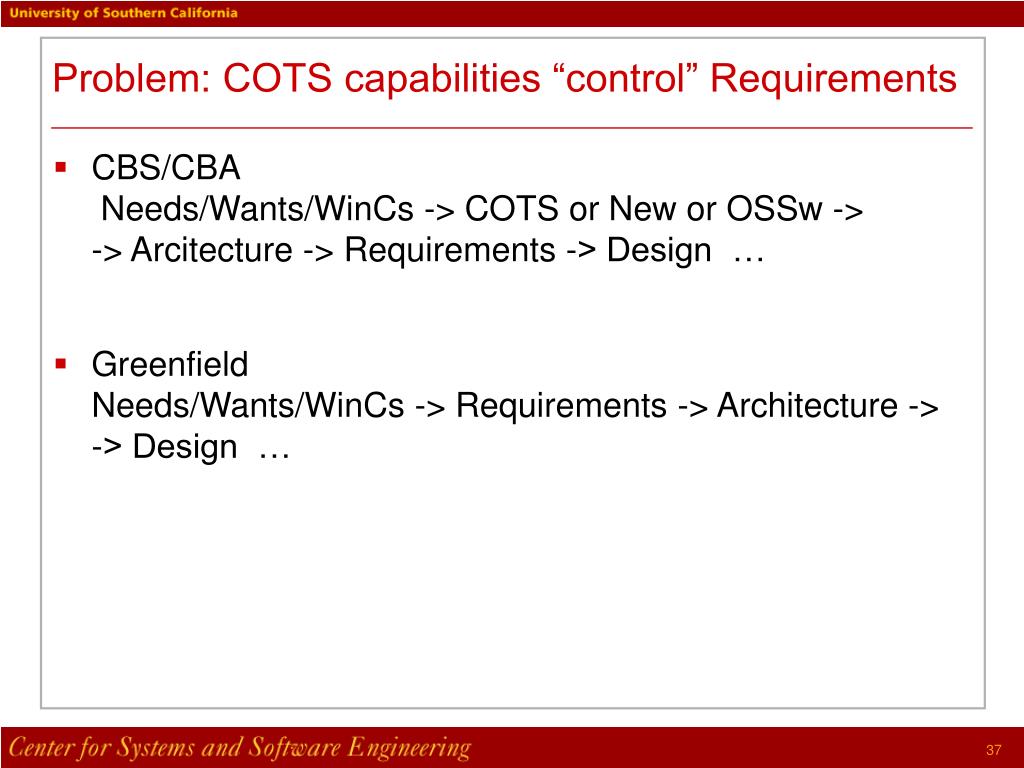 PPT COTSBased Systems PowerPoint Presentation, free download ID
