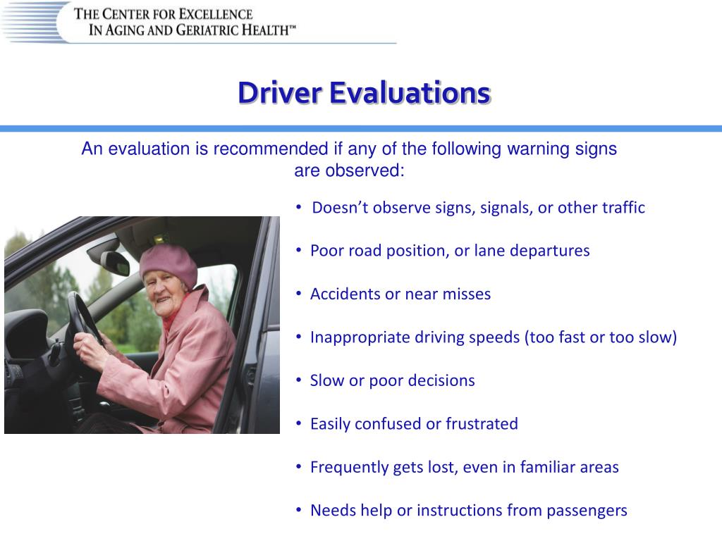 PPT Driving Safety and the Senior Driver PowerPoint Presentation