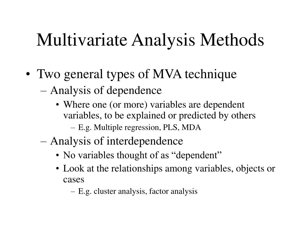 PPT Multivariate Analysis PowerPoint Presentation, free download ID