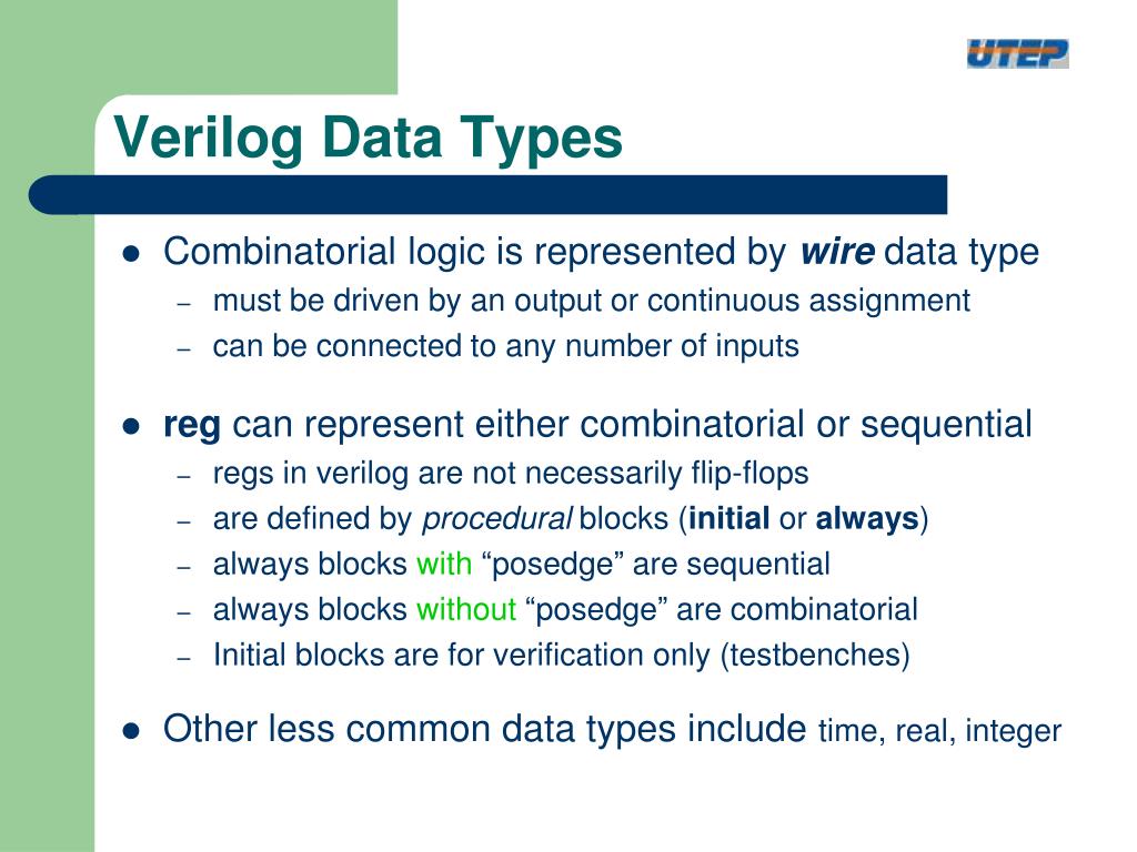 Signed Data Type In Verilog