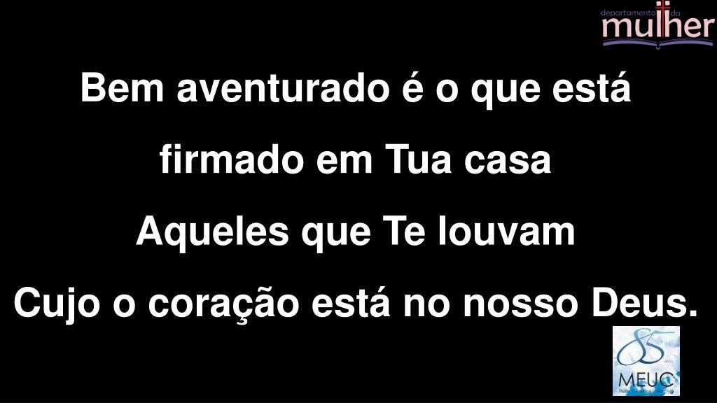 PPT Bem aventurado Aline Barros Bem aventurado é o que está firmado