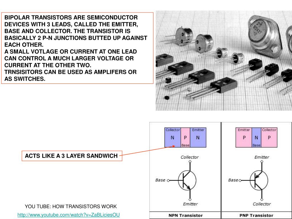 PPT SEMICONDUCTORS LECTURE 16 TRANSISTORS PowerPoint Presentation