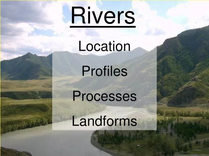 PPT Rivers PowerPoint Presentation, free download ID4555550