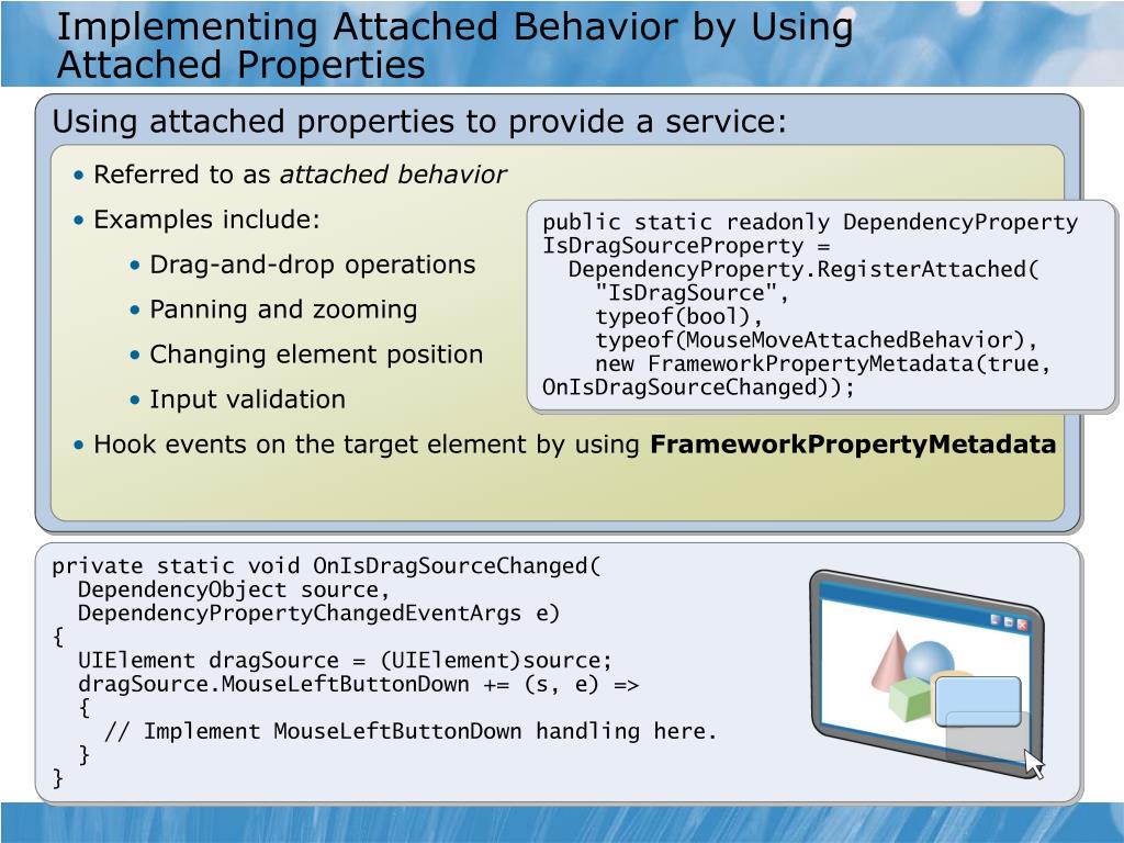 PPT Module 12 Attached Properties and Behaviors in WPF PowerPoint