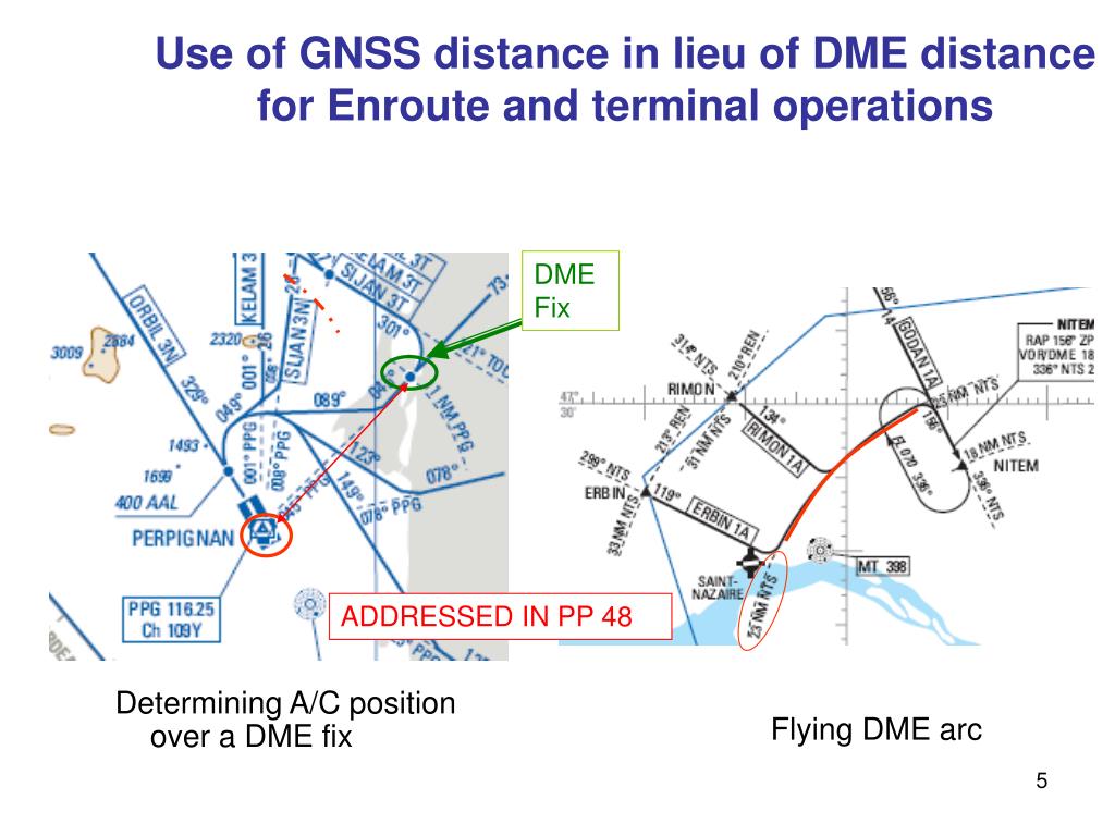 PPT PP 48 Use of GNSS distance instead of DME PowerPoint Presentation