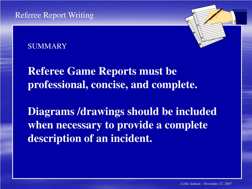 PPT Referee Report Writing PowerPoint Presentation, free download ID4556959