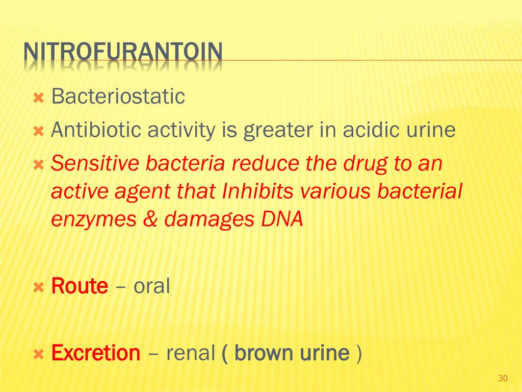 PPT Quinolones , folic acid antagonists and urinary tract antiseptics