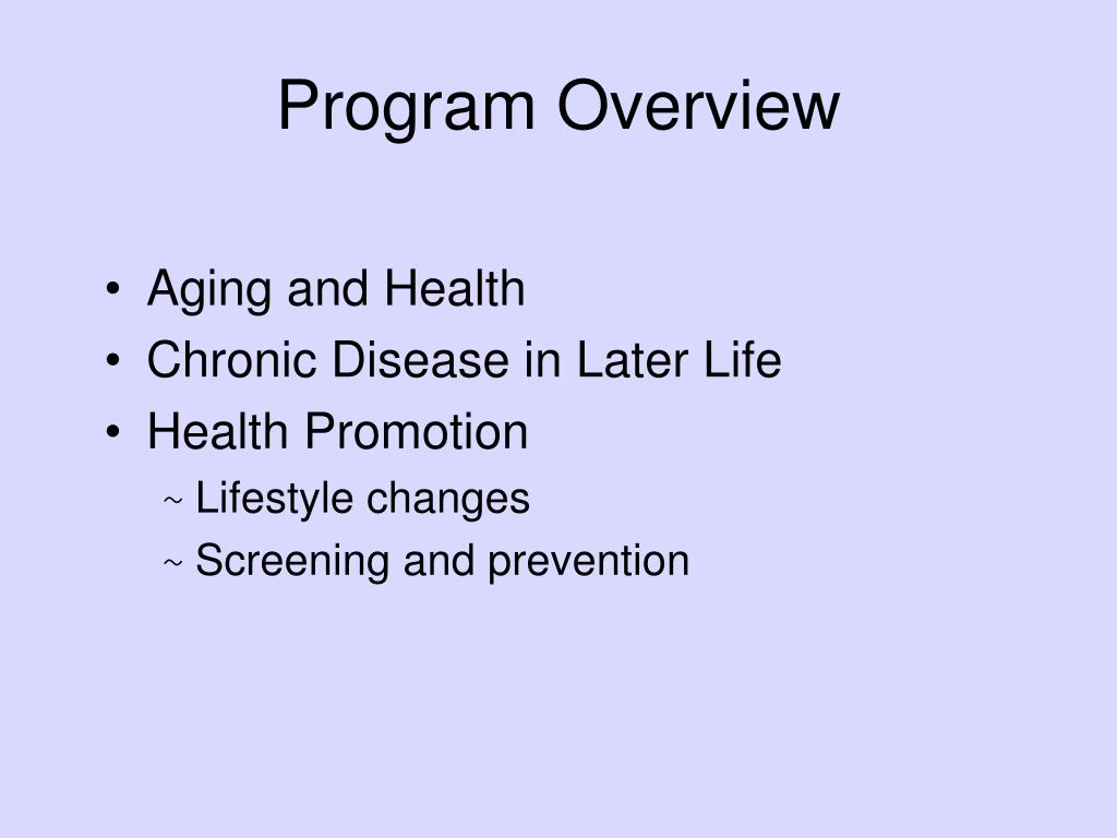 PPT Health Needs of Older Adults PowerPoint Presentation, free