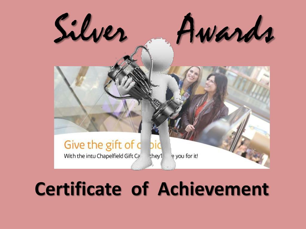 PPT Silver Awards PowerPoint Presentation, free download ID4562531