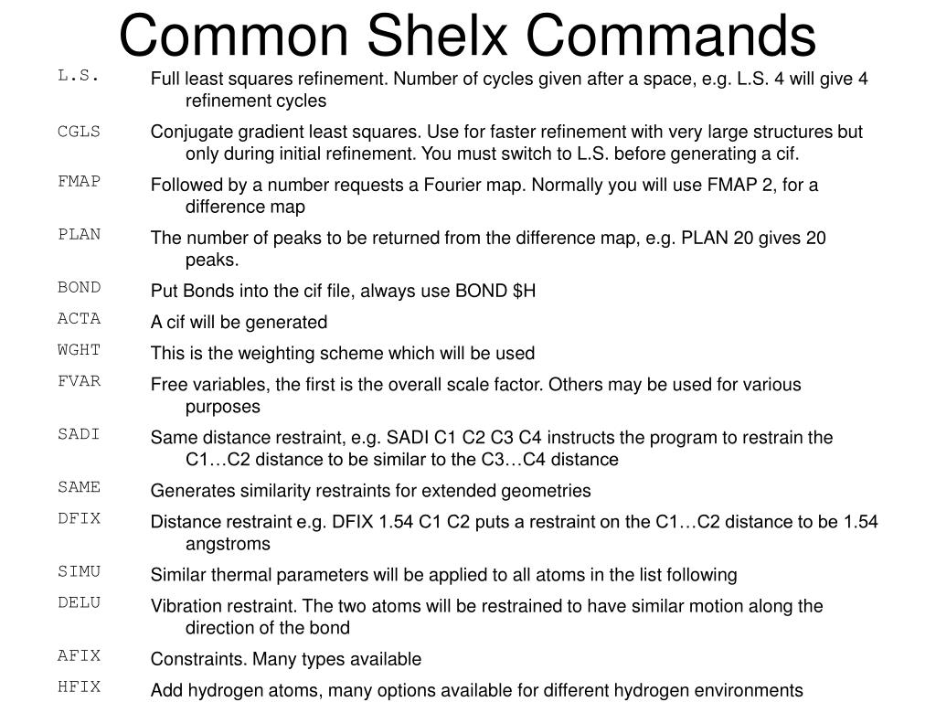 PPT Structure Solution and Basic Refinement PowerPoint Presentation