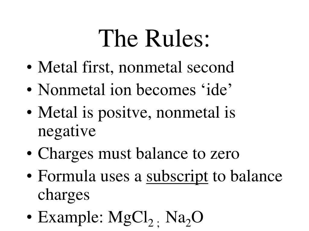PPT The Metal Nonmetal Bond PowerPoint Presentation, free download