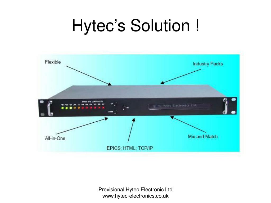PPT Hytec 1U IOC PowerPoint Presentation, free download ID4569309