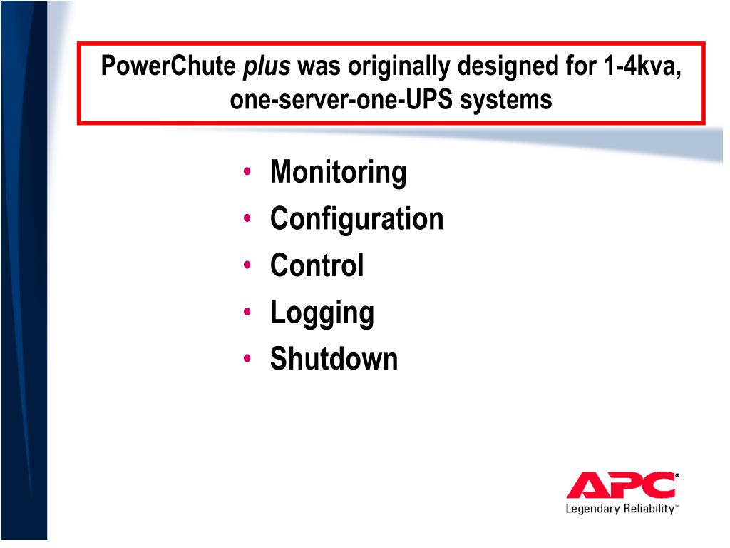 PPT APC /SNMP Management Card and PowerChute Network Shutdown