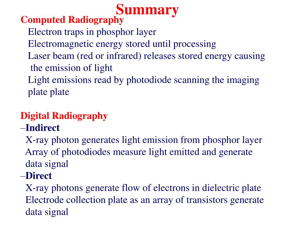 PPT Image Intensifiers & Digital Radiography PowerPoint Presentation