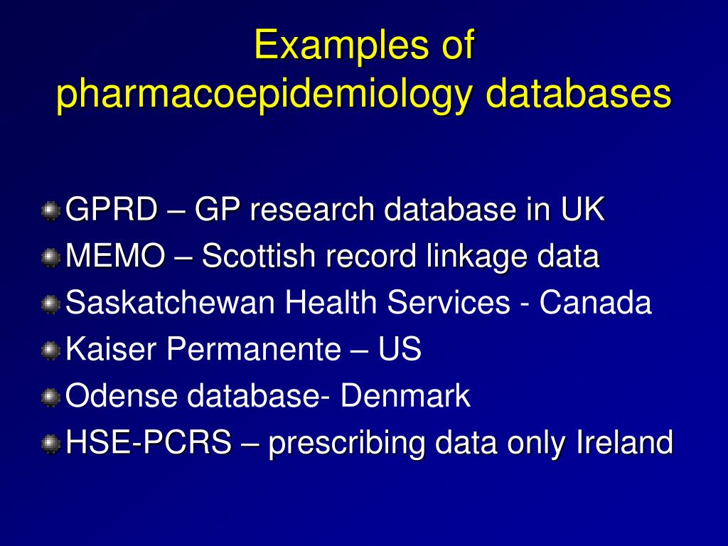 PPT Pharmacoepidemiology Past, present and future PowerPoint