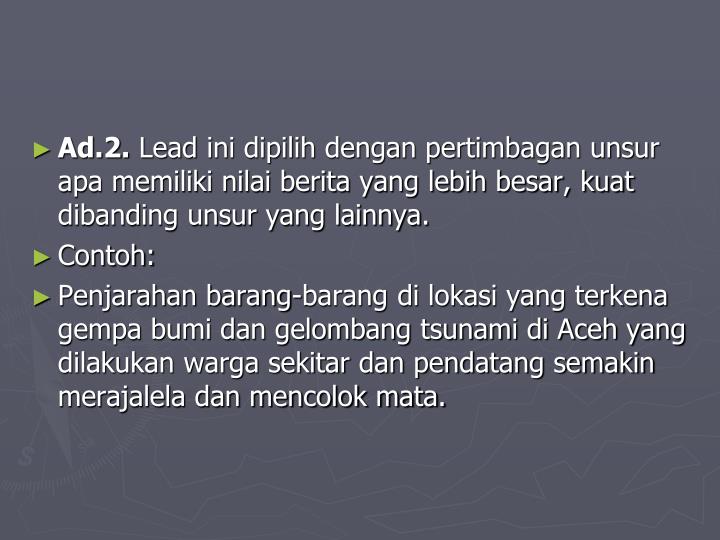 Contoh Unsur Unsur Berita Aneka Contoh