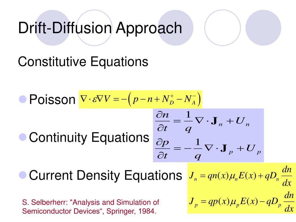PPT DriftDiffusion Modeling PowerPoint Presentation, free download ID4574364